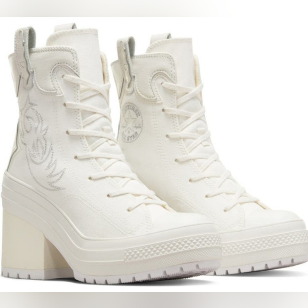Converse Women's White High-Top Platform Sneakers